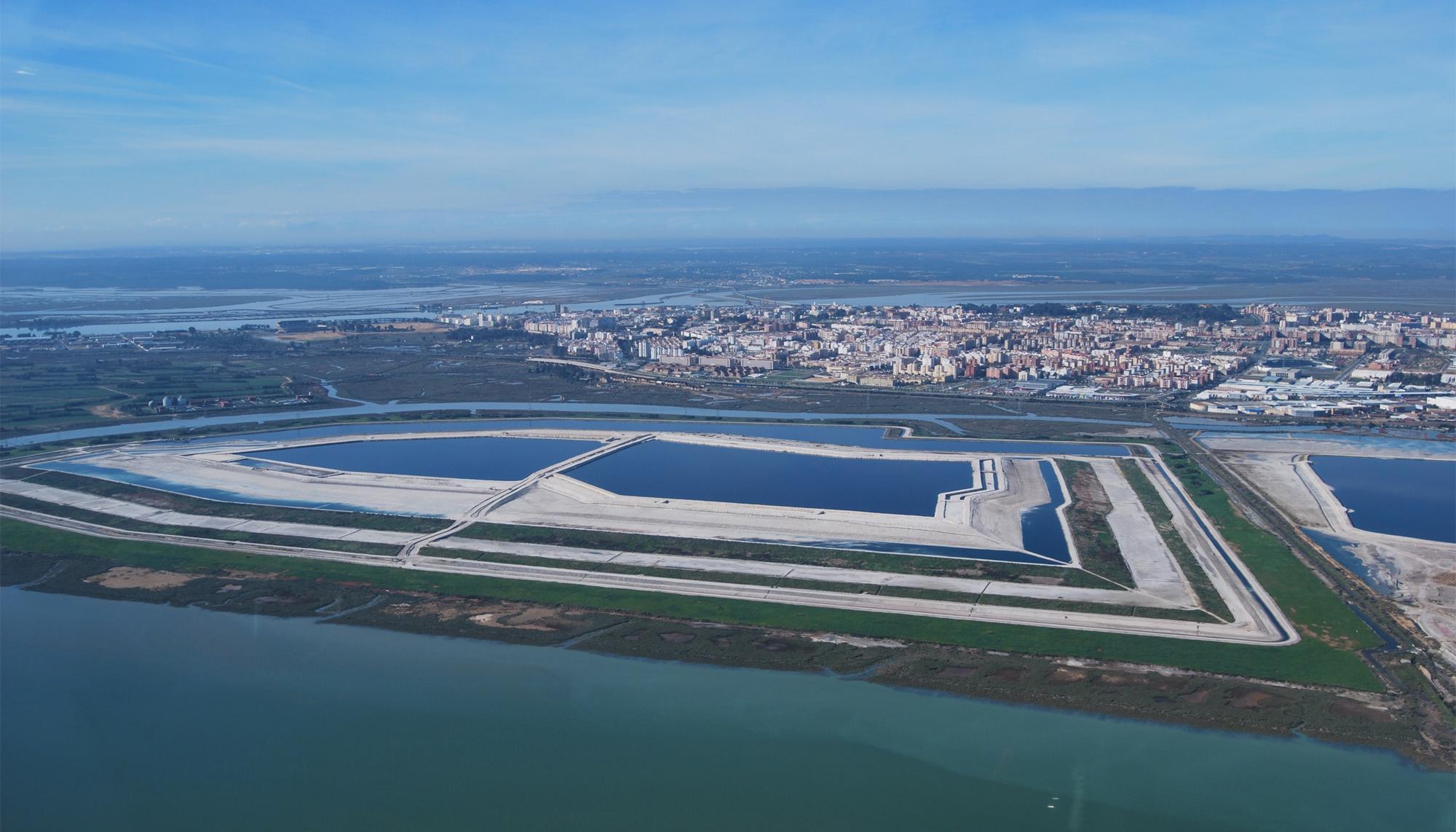 Balsas fosfoyesos Huelva drone